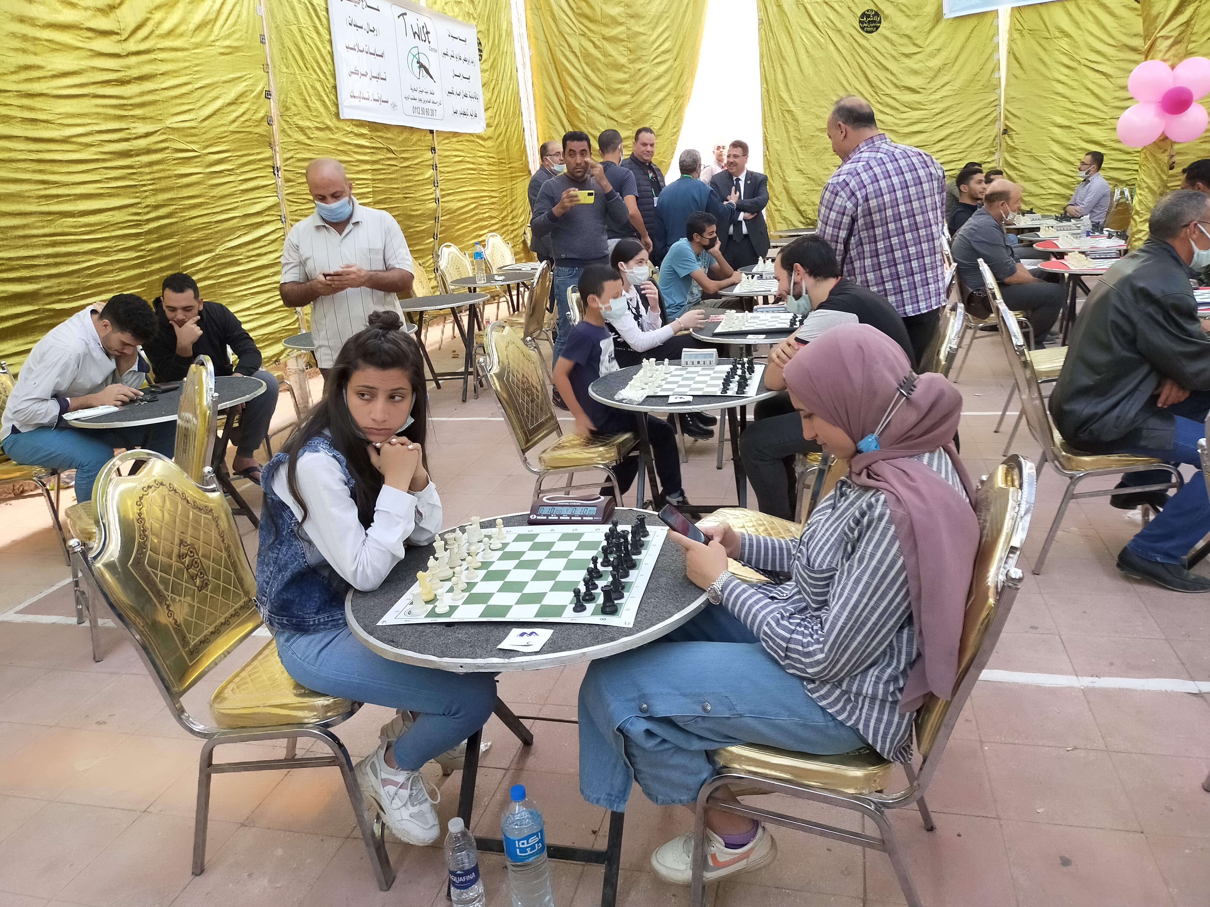 بطولة الشطرنج بمشاركة 106 لاعباً