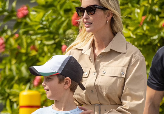 Ivanka with her son