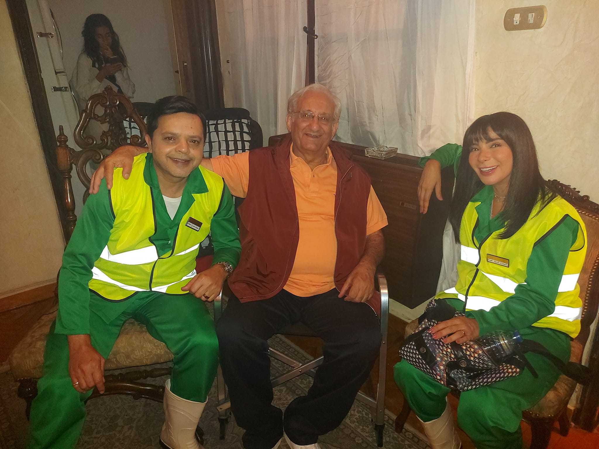 محمد هنيدى ومنى زكي واحمد حلاوة من كواليس فيلم الجواهرجي محمد هنيدى ومنى زكي واحمد حلاوة من كواليس فيلم الجواهرجي