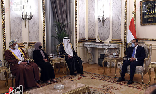 رئيس الوزراء يستقبل أعضاء المجلس التنفيذي للمنظمة العربية للتنمية الإدارية  (8)