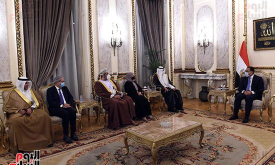 رئيس الوزراء يستقبل أعضاء المجلس التنفيذي للمنظمة العربية للتنمية الإدارية  (9)