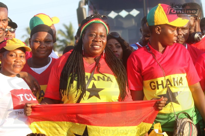 أجواء مباراة غانا ضد جنوب أفريقيا (4)