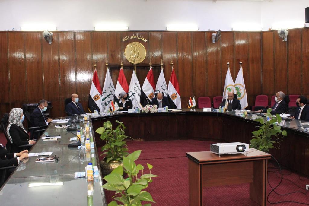 الاتحاد العربي للقضاء الإداري يعقد اجتماعه الخامس عبر الفيديو كونفرانس (5)