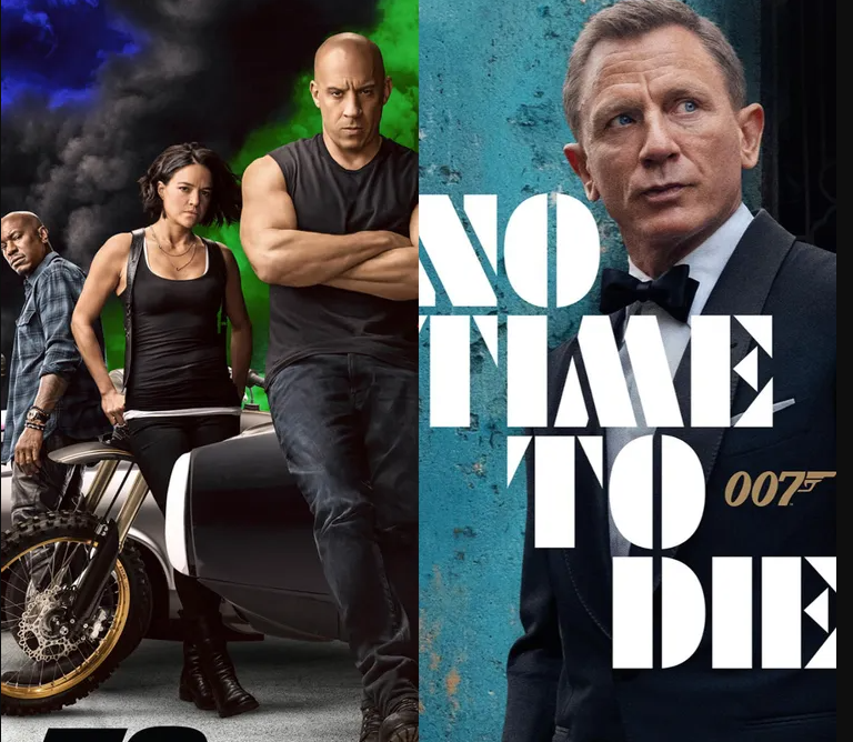 no time to die vs fast and furious 9