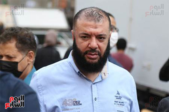 النائب أحمد خير الله خلال الجنازة النائب أحمد خير الله خلال الجنازة