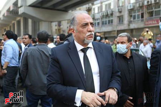 النائب عبد الهادى القصبى يشارك فى تشييع الجنازة النائب عبد الهادى القصبى يشارك فى تشييع الجنازة