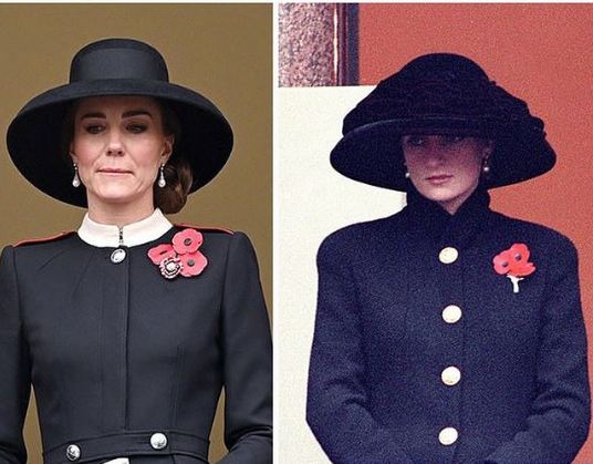 Kate looks inspired by Princess Diana