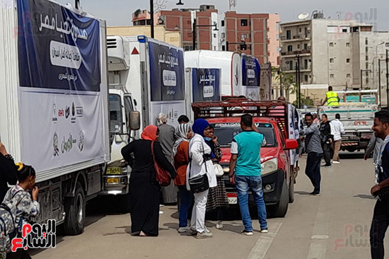 قوافل مساعدات تحيا مصر (2)
