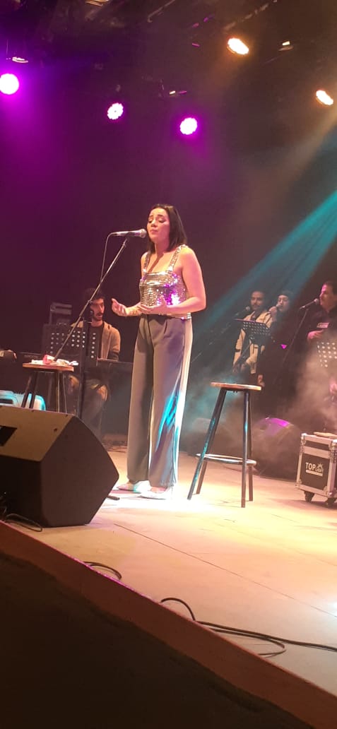 سمية درويش تحيي حفل غنائي في ساقية الصاوي وتغنى لأم كلثوم (1)