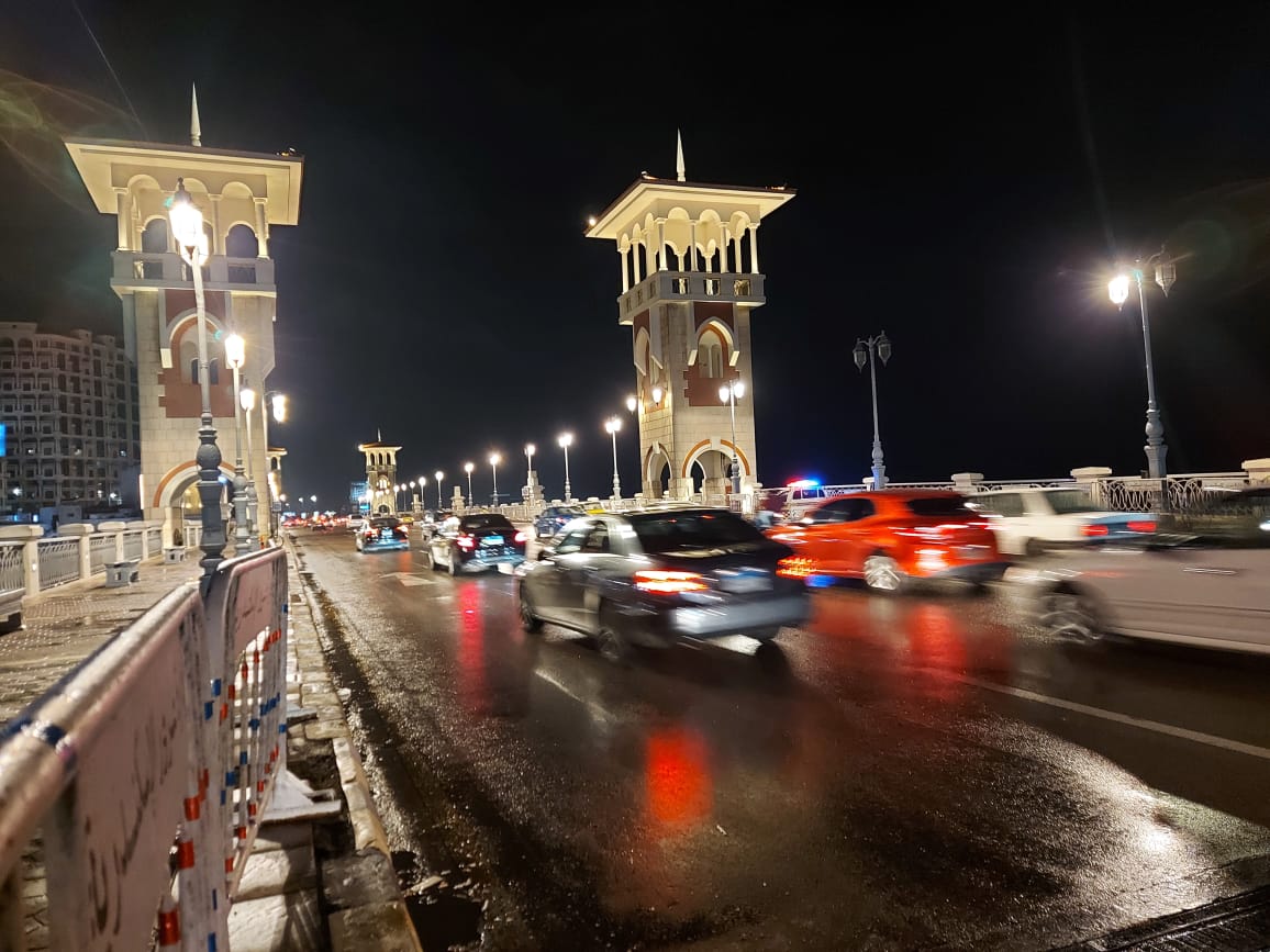 استمرار هطول الأمطار في الإسكندرية (13)