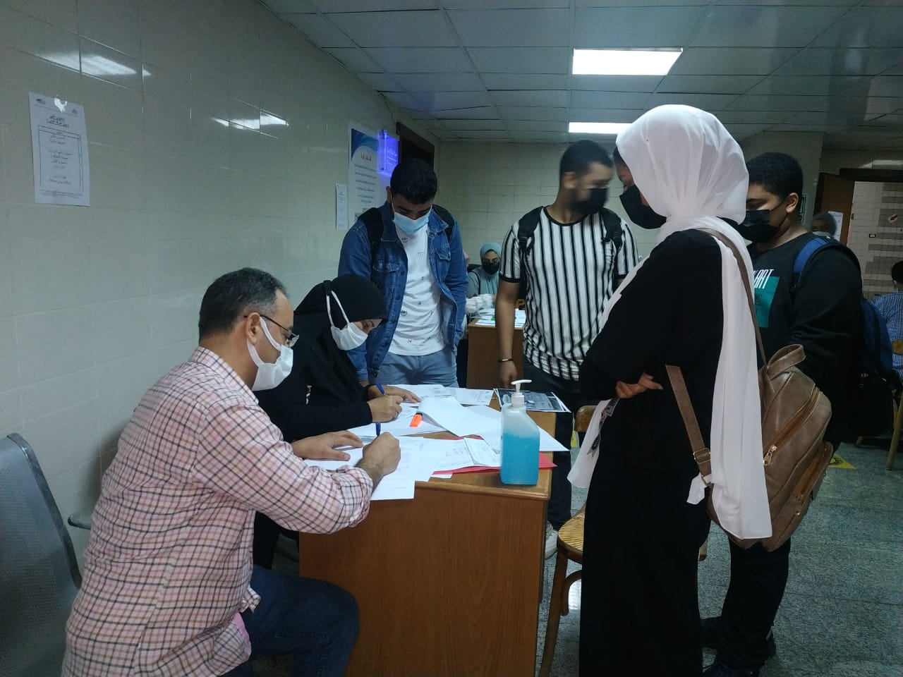 جانب من إنطلاق ماراثون الانتخابات الطلابية بجامعة عين شمس
