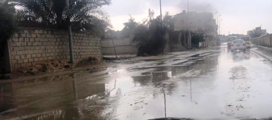 سقوط أمطار غزيرة على سواحل شمال سيناء (10)