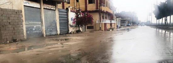 سقوط أمطار غزيرة على سواحل شمال سيناء (11)
