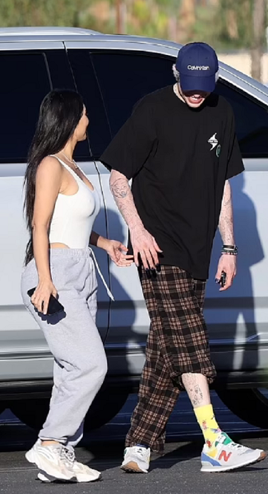 Another picture of Kim and her new boyfriend