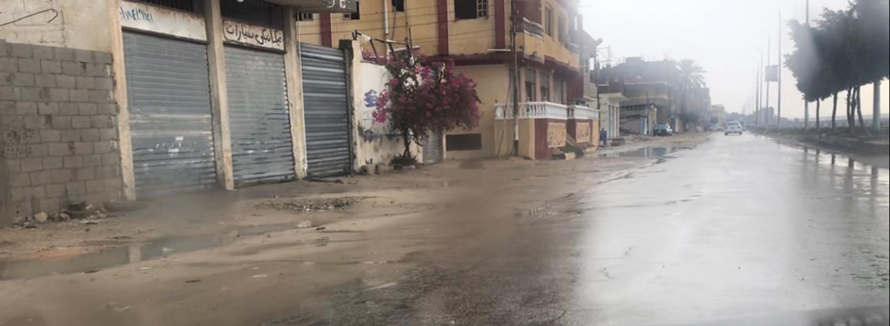 سقوط أمطار غزيرة على سواحل شمال سيناء (11)