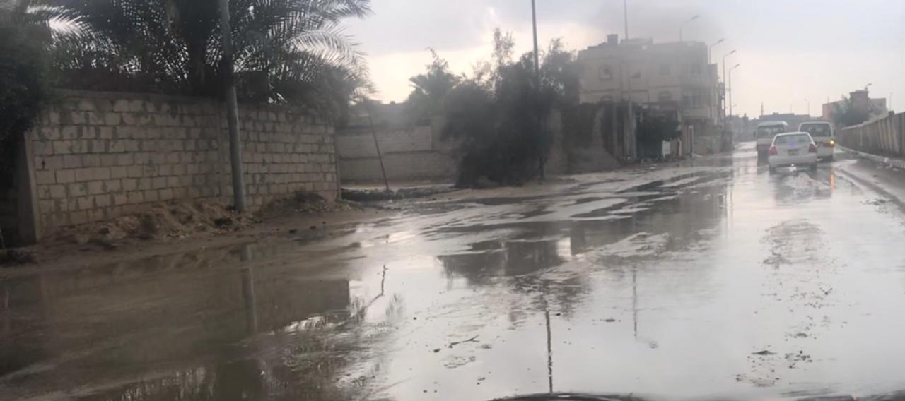 سقوط أمطار غزيرة على سواحل شمال سيناء (10)