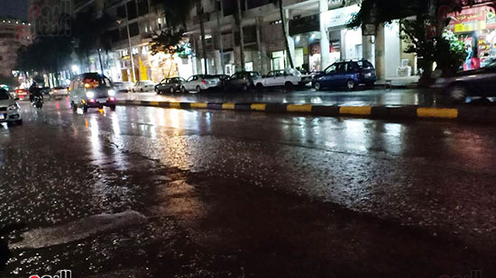 جانب-من-الامطار-فى-الاسكندرية
