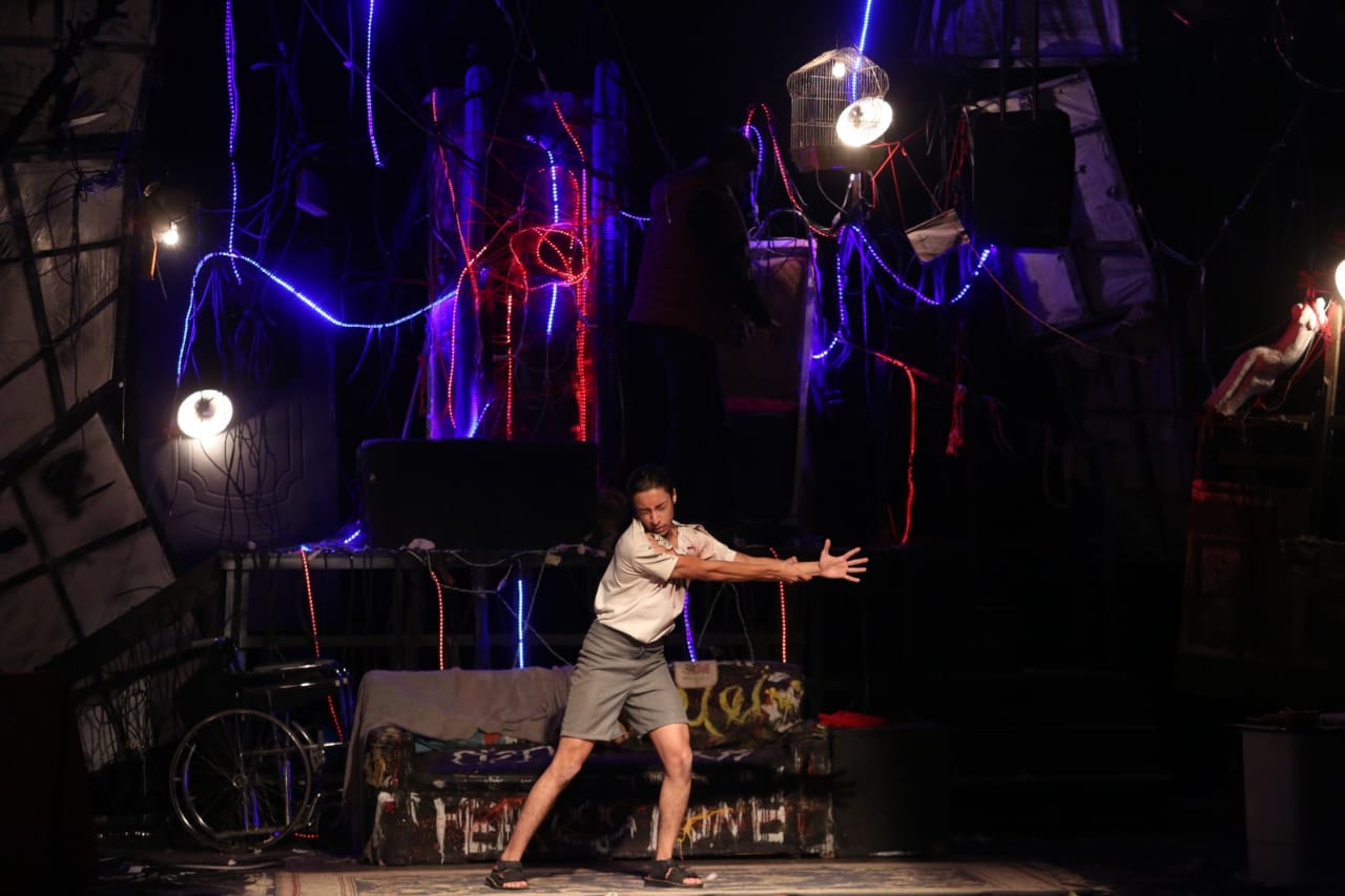 وزيرة الثقافة تشهد العرض المسرحي سالب واحد بالهناجر (8)