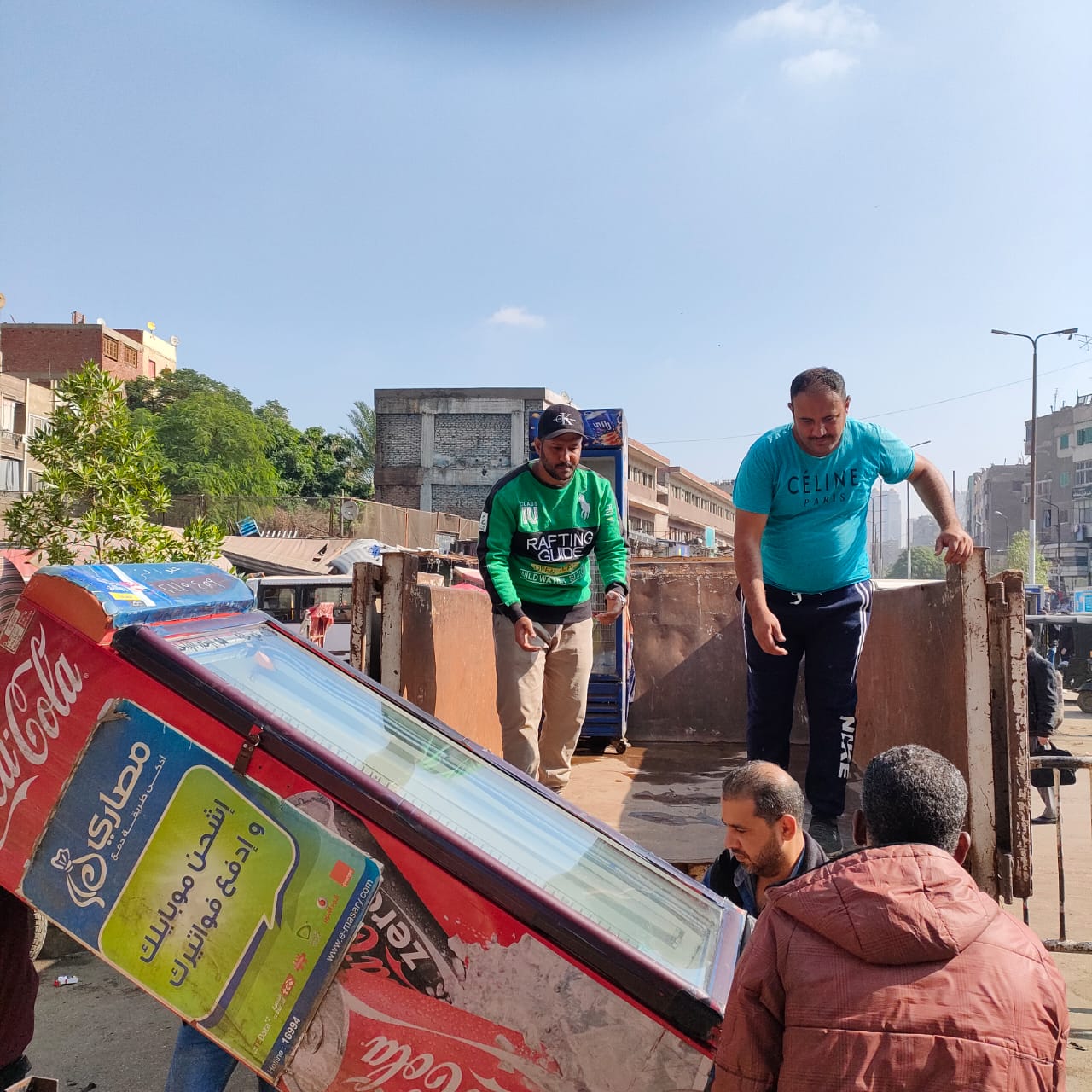 رفع الإشغالات بشوارع شمال الجيزة (4)