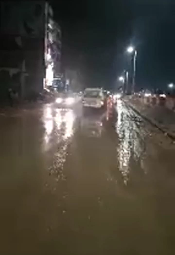 عودة هطول الامطار على مدن كفر الشيخ بعد توقف 24 ساعة