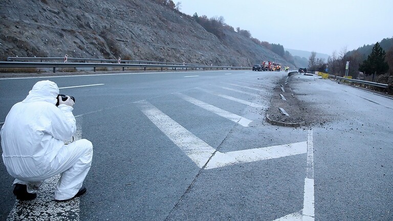 موقع حادث بلغاريا