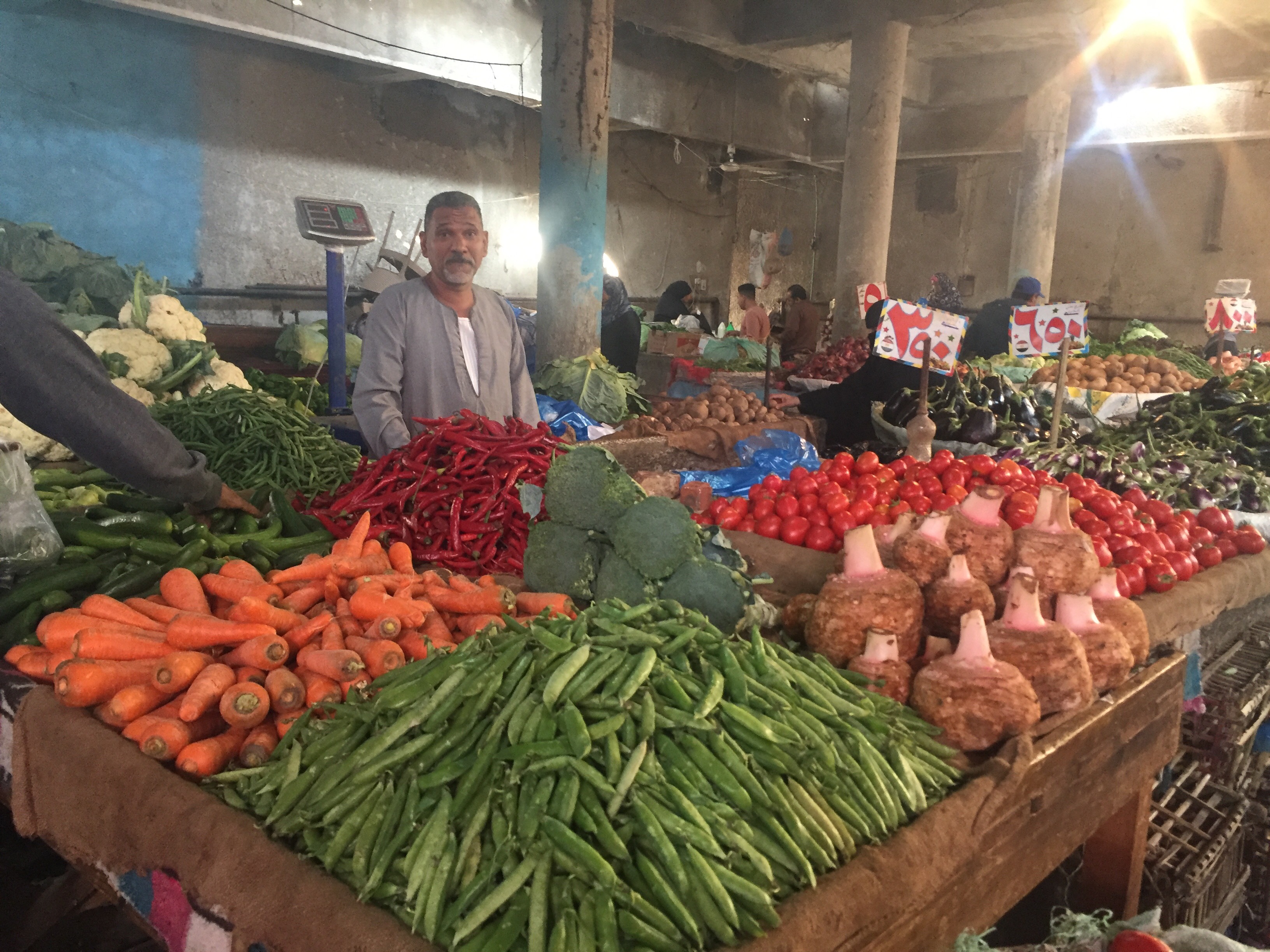 أسعار الخضروات في سوق الإسماعيلية (1)