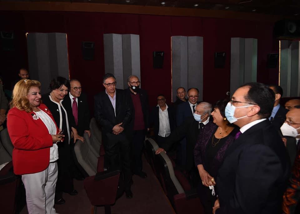 رئيس الوزراء ووزيرة الثقافة يشهدان افتتاح المبنى الجديد للمعهد العالي للسينما.. صور  (1)