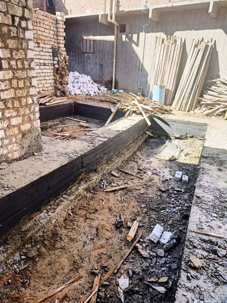 إعادة إعمار المنازل المتضررة من السيول (2)