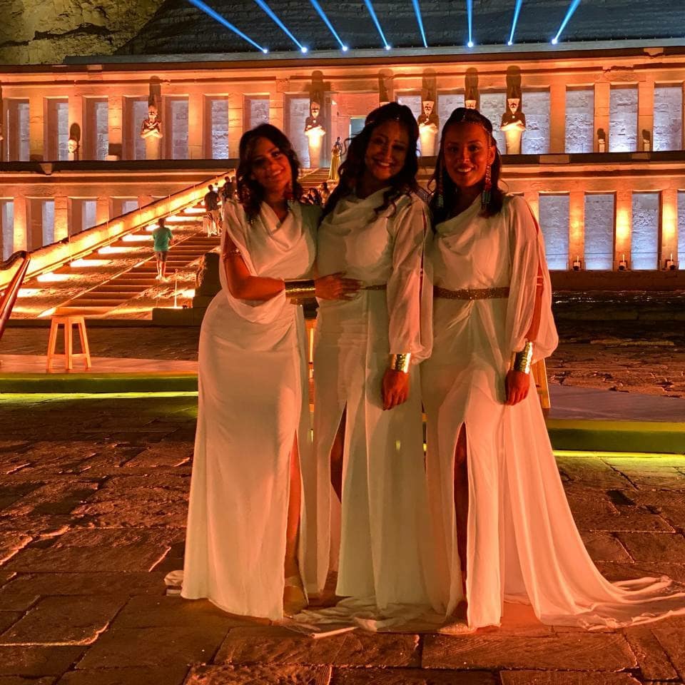 تقى على فى افتتاح طريق الكباش (4)