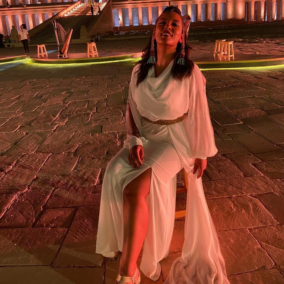 تقى على فى افتتاح طريق الكباش (1)