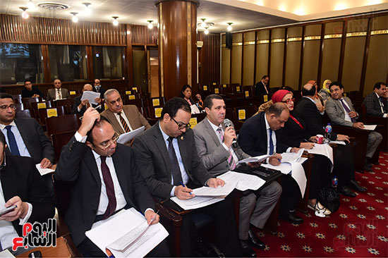 جتماع لجنة الخطة والموازنة  بحضور المستشار علاء فؤاد، وزير شئون المجالس النيابية  ( (3)