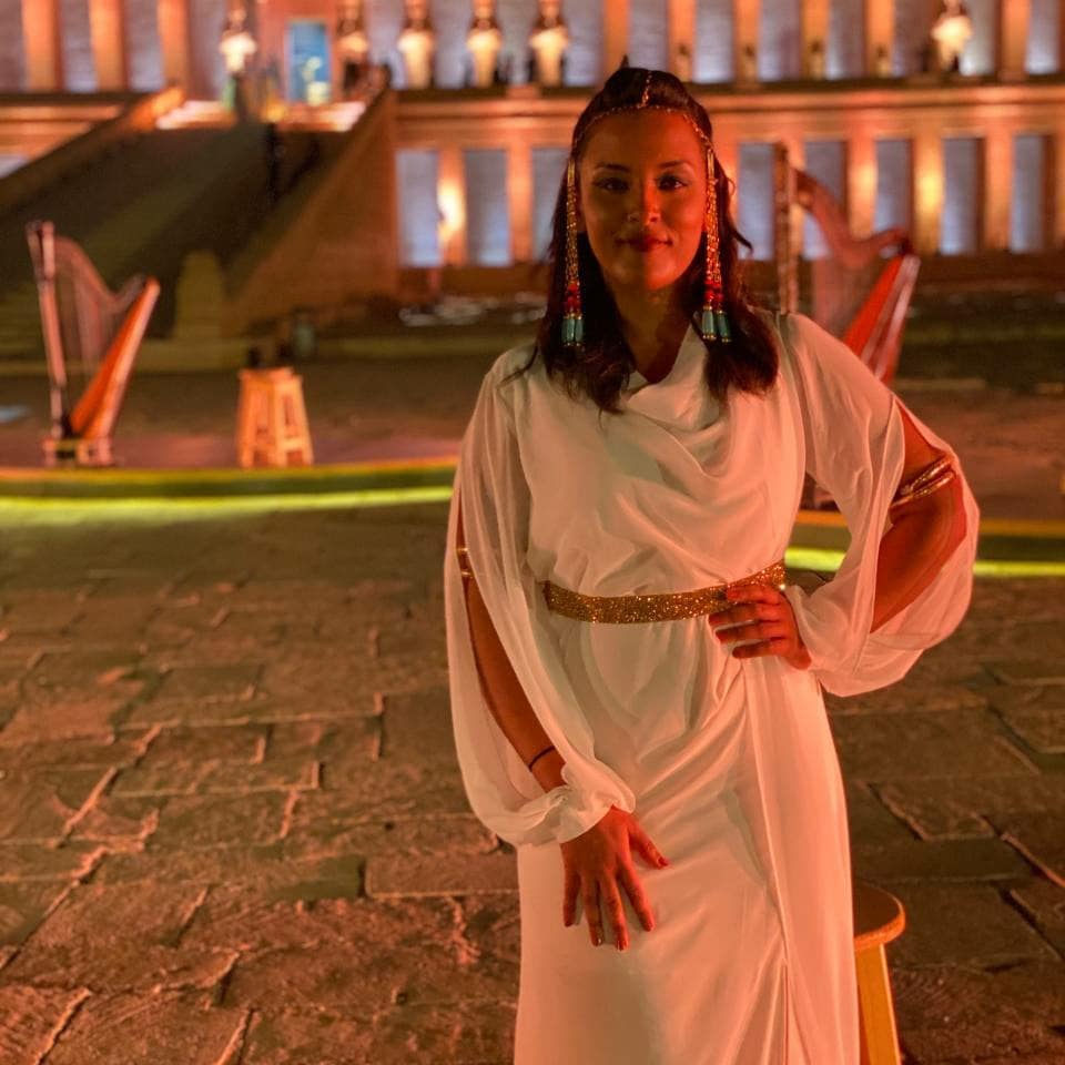 تقى على فى افتتاح طريق الكباش (5)