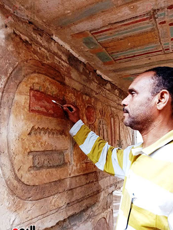 سعدى ذكى مدير عام ترميم آثار مصر العليا