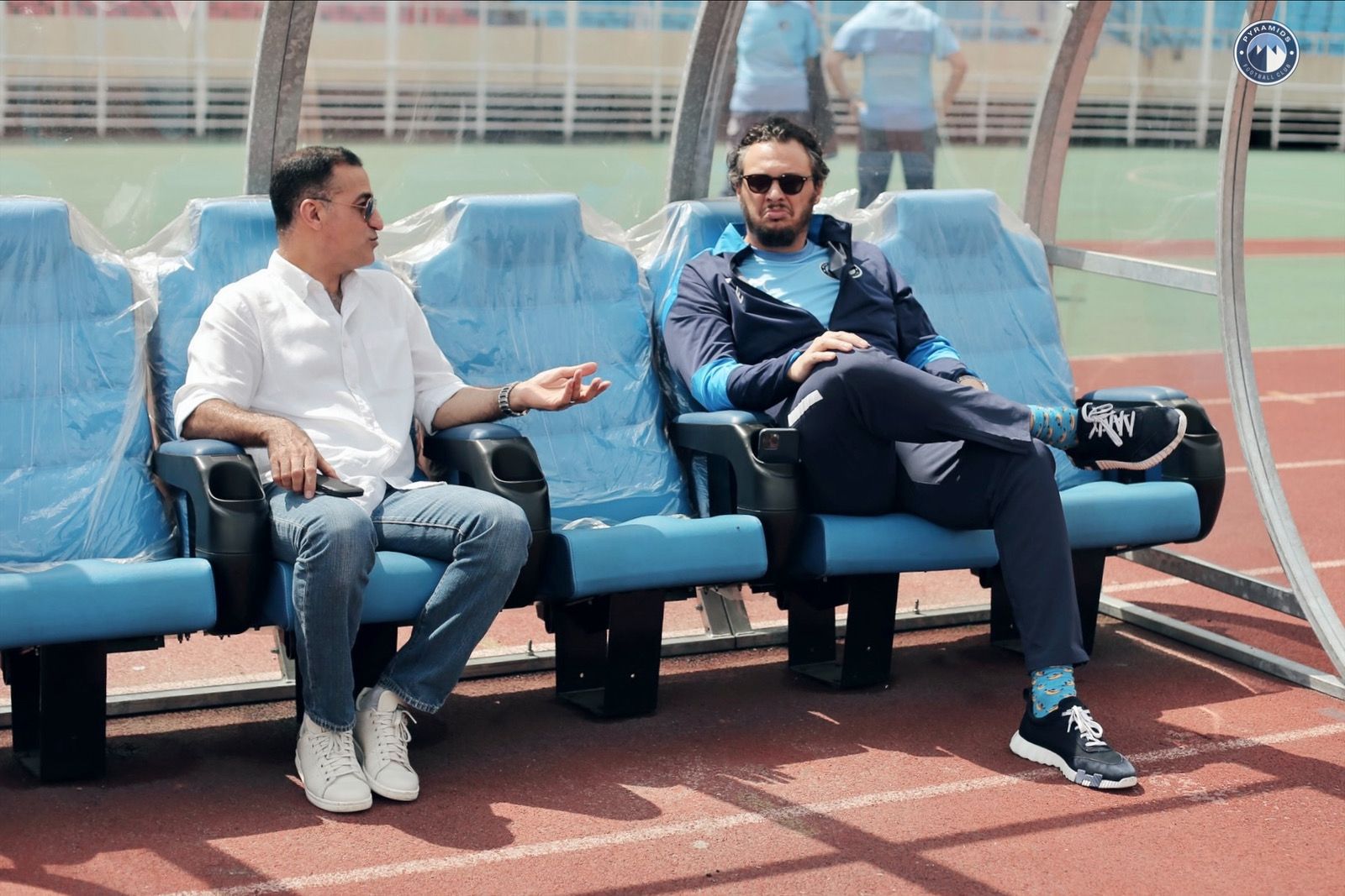 السفير المصرى بالكونغو يزور تدريب بيراميدز (4)