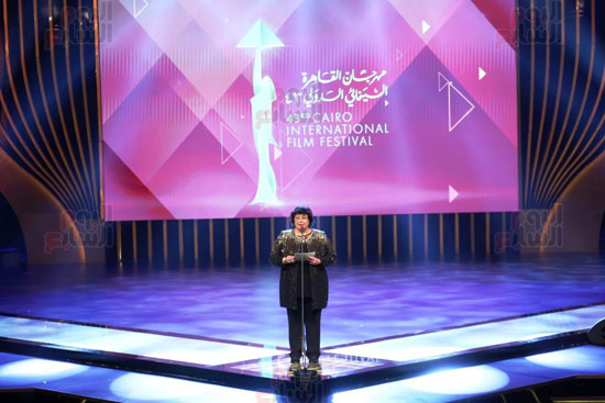 وزيرة الثقافة تفتتح الدورة 43 من مهرجان القاهرة السينمائى الدولى (3)