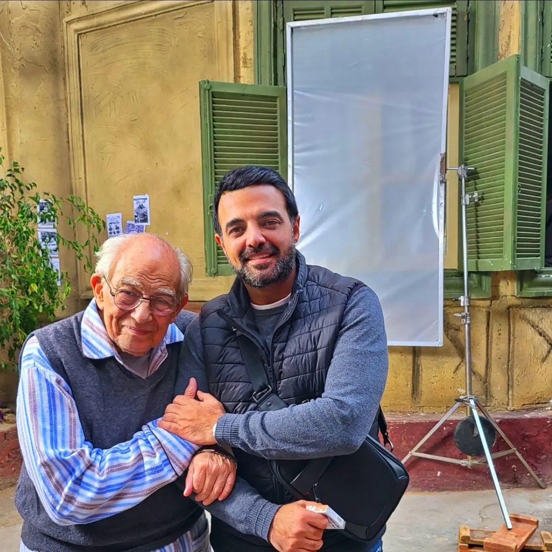 رشوان توفيق مع عمرو محمود ياسين