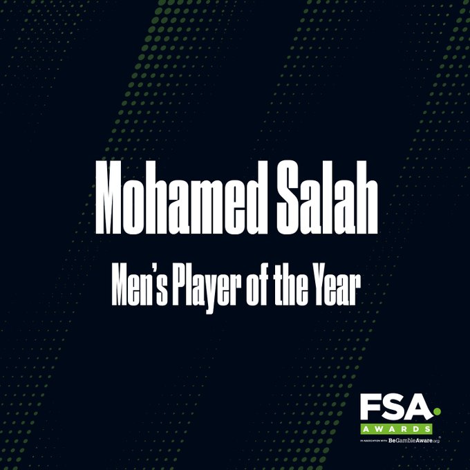 محمد صلاح أفضل لاعب في الدوري الانجليزي