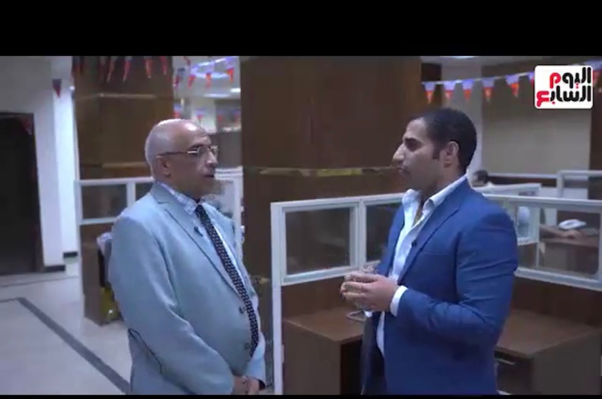 الزميلل احمد حسن يلتقى رئيس قطاع الخط السخن