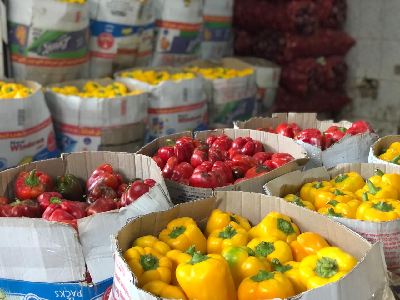 جولة داخل سوق الخضار والفاكهة بالمنصورة (6)