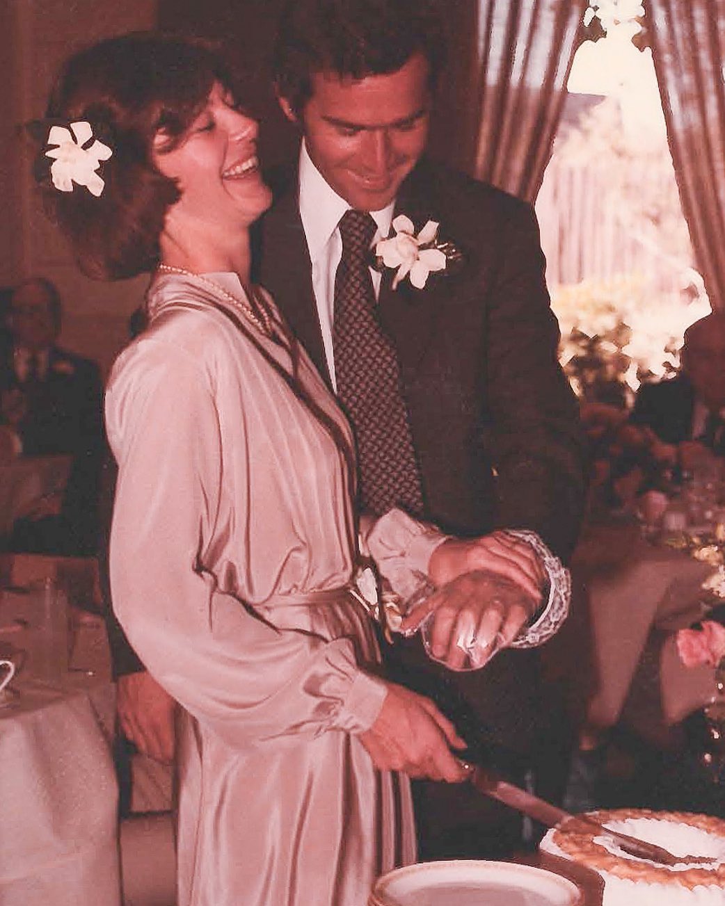 جورج بوش وزوجته لورا