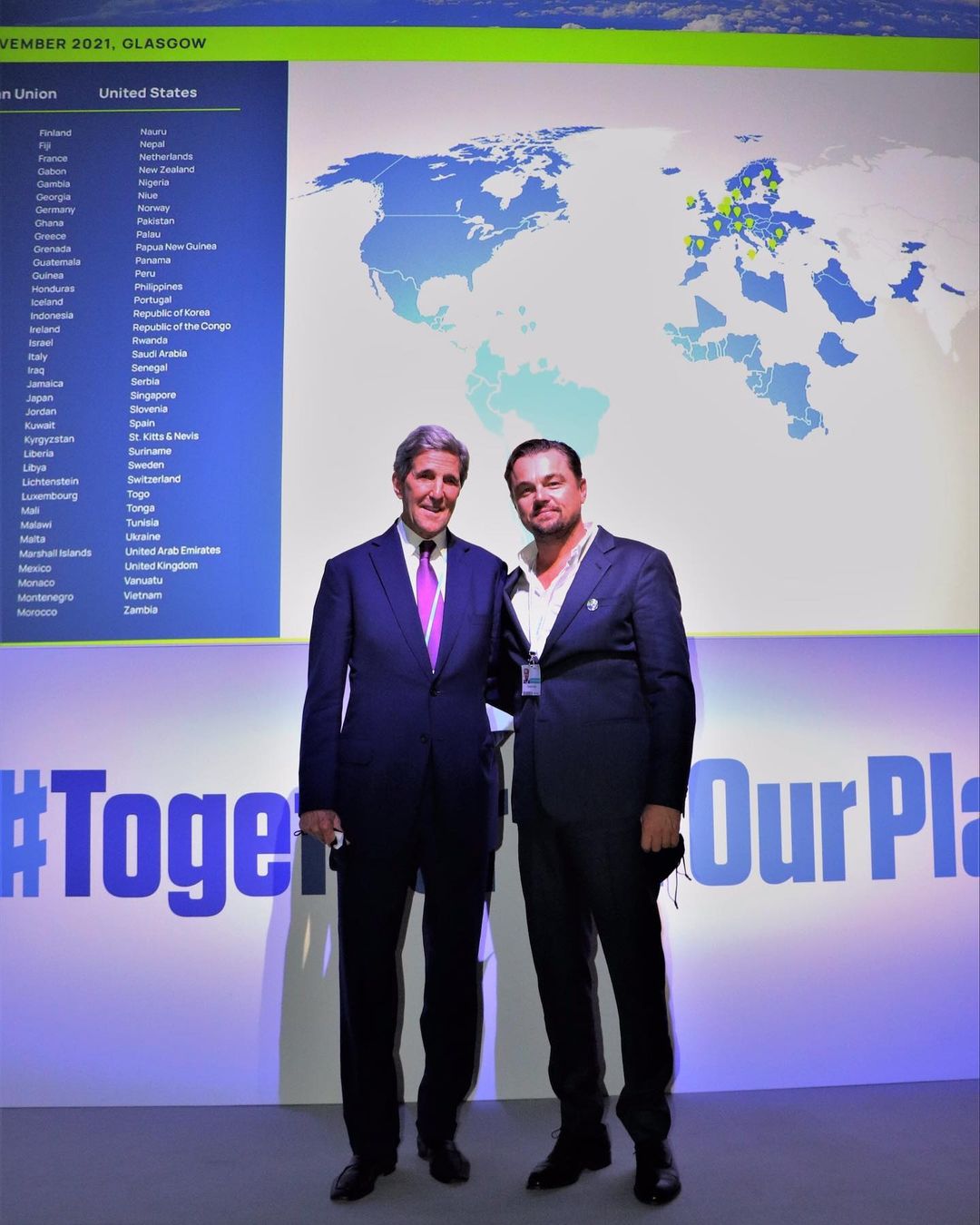 ليوناردو دي كابريو وجون كيري ليوناردو دي كابريو وجون كيري