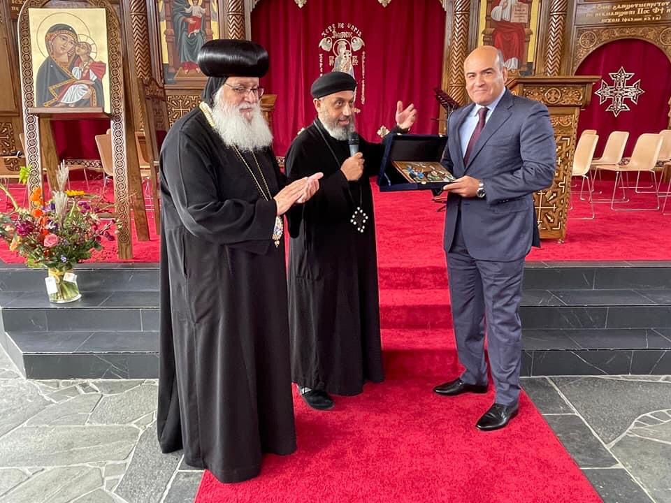 الكنيسة الأرثوذكسية تحتفل بافتتاح كنيسة العذراء (3)
