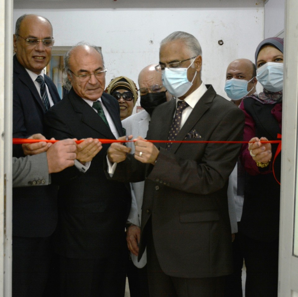 افتتاح المعرض بجامعة بورسعيد
