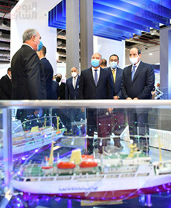 الرئيس السيسي يفتتح اليوم معرض ومؤتمر النقل الذكى (23)