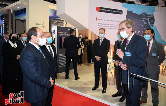 الرئيس السيسي يفتتح اليوم معرض ومؤتمر النقل الذكى (22)