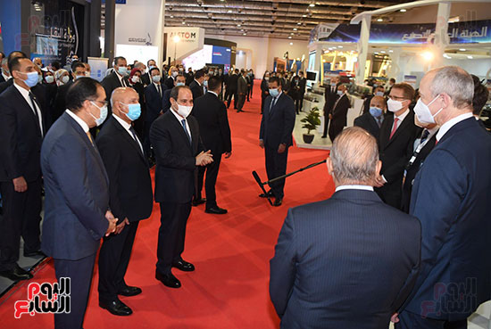 الرئيس السيسي يفتتح اليوم معرض ومؤتمر النقل الذكى (18)