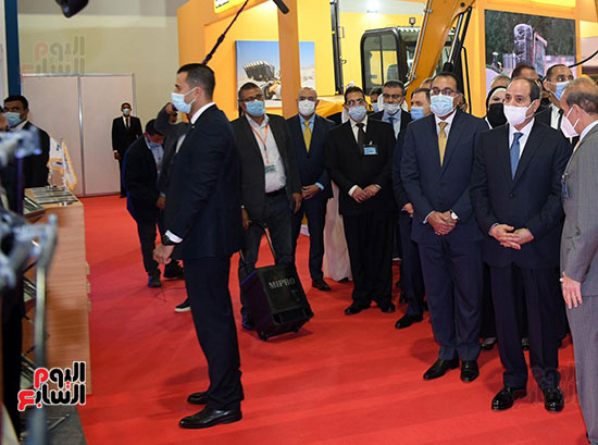 الرئيس السيسي يفتتح اليوم معرض ومؤتمر النقل الذكى (10)