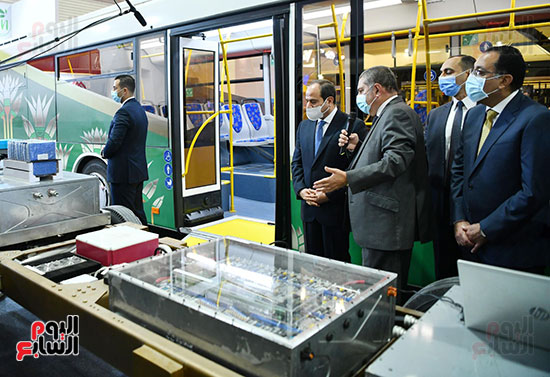 الرئيس السيسي يفتتح اليوم معرض ومؤتمر النقل الذكى (26)