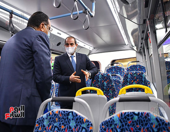 الرئيس السيسي يفتتح اليوم معرض ومؤتمر النقل الذكى (15)