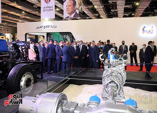 الرئيس السيسي يفتتح اليوم معرض ومؤتمر النقل الذكى (13)